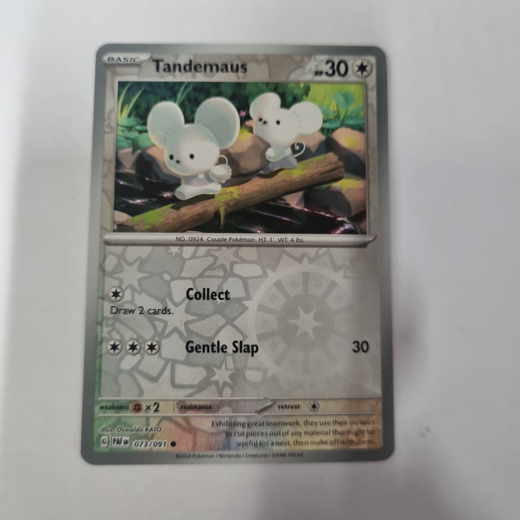 Pokemon TCG - Paldean Fates - #73 - Tandemaus - common - Reverse Holo