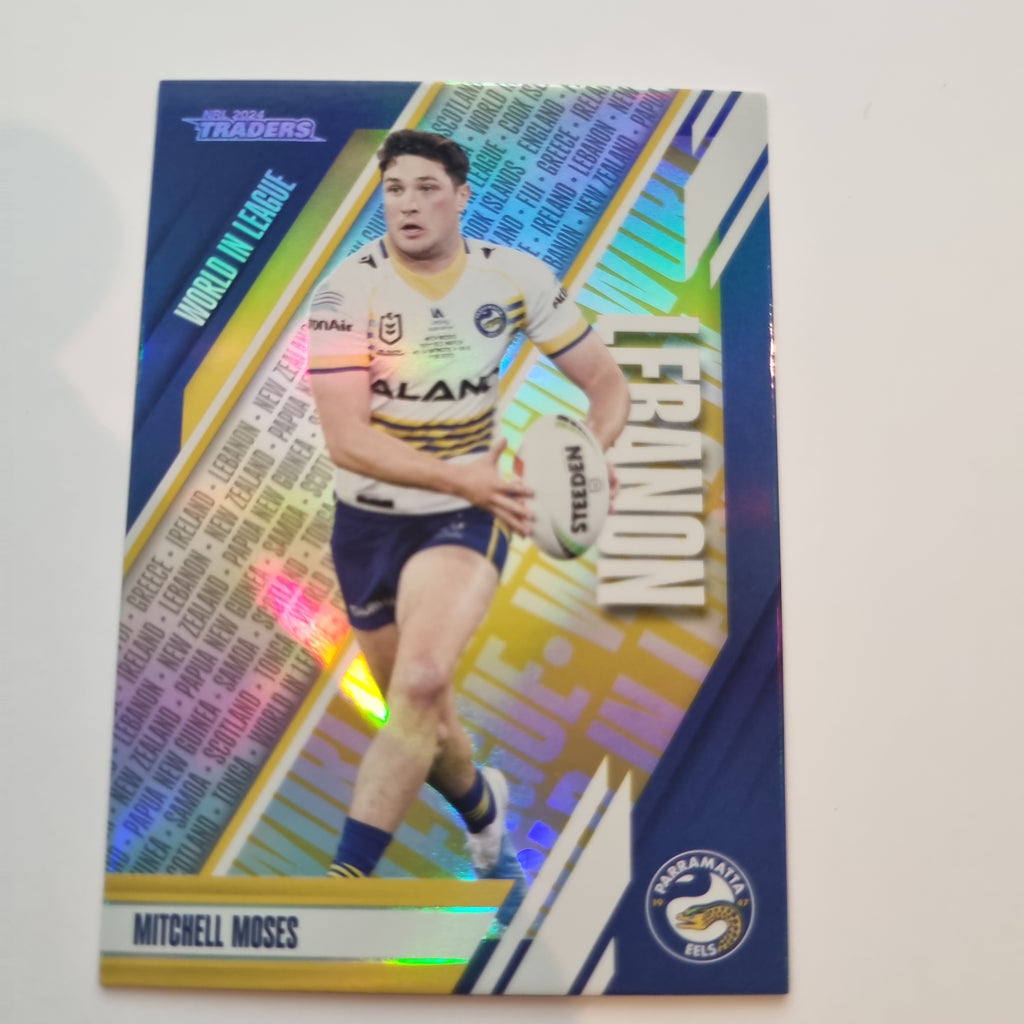 NRL 2024 Traders - World in League - #WL34 - Mitchell Moses - Eels
