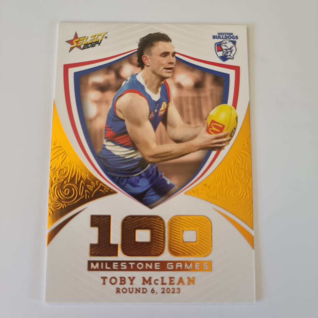 2024 Select Footy Stars - Milestone Games - MG102 - T. McLean