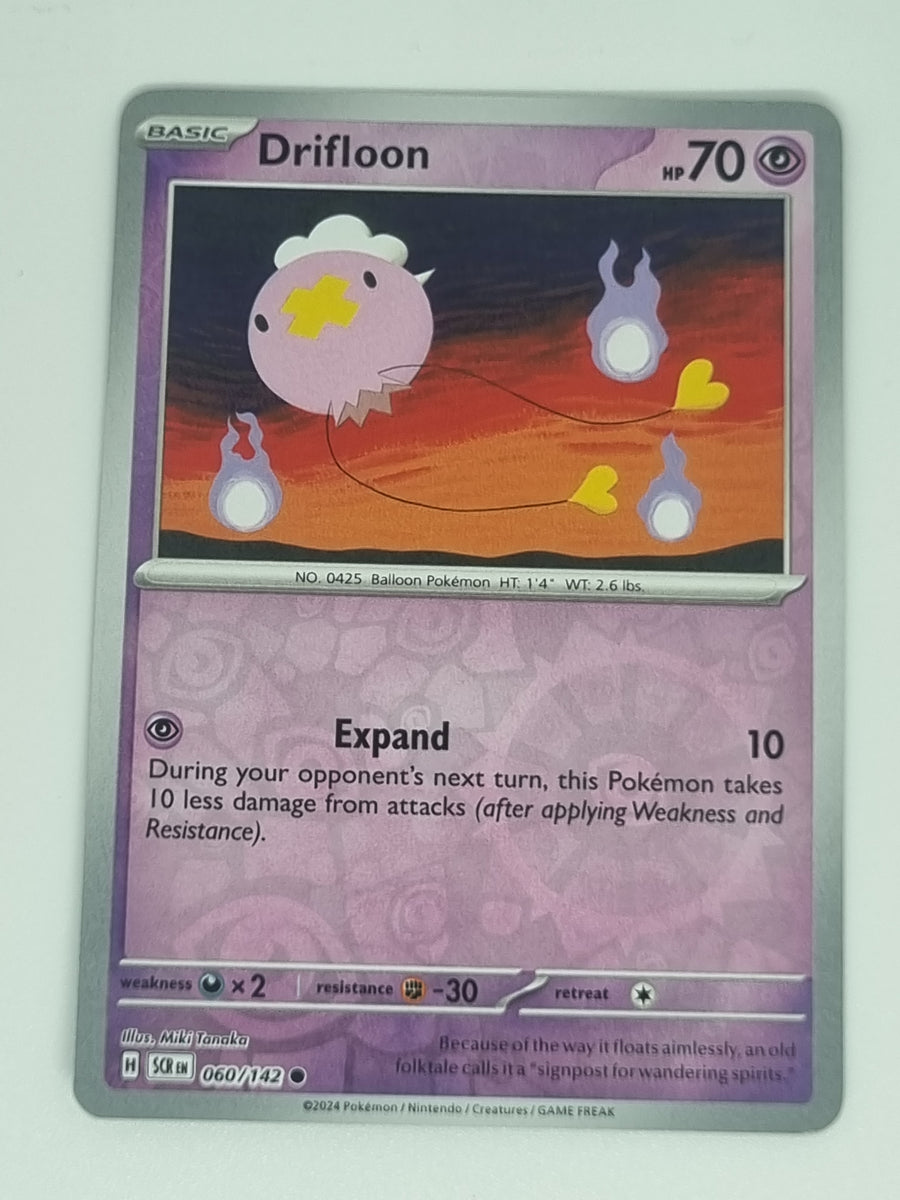 Pokemon TCG - Stellar Crown - #060/142 - Drifloon - Common