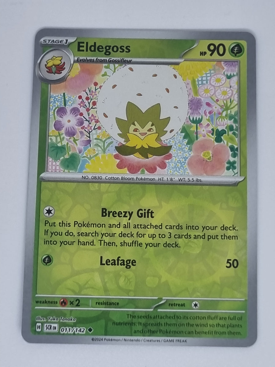 Pokemon TCG - Stellar Crown - #011/142 - Eldegoss - Uncommon