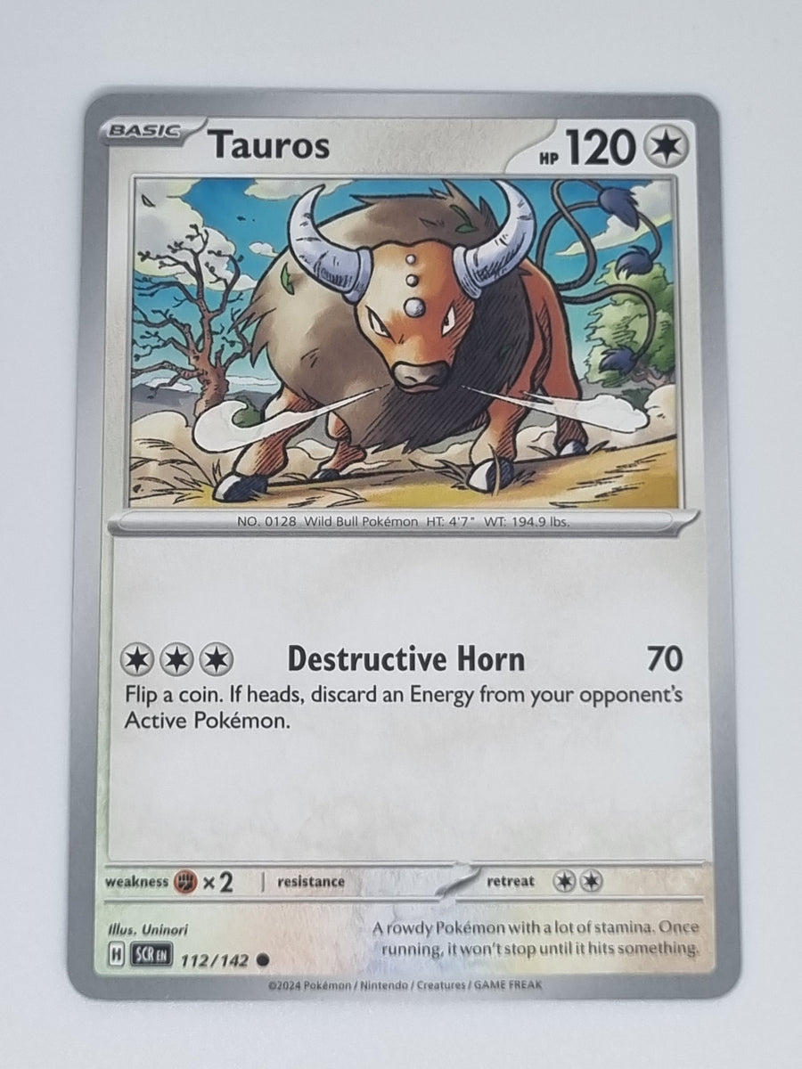 Pokemon TCG - Stellar Crown - #112/142 - Tauros