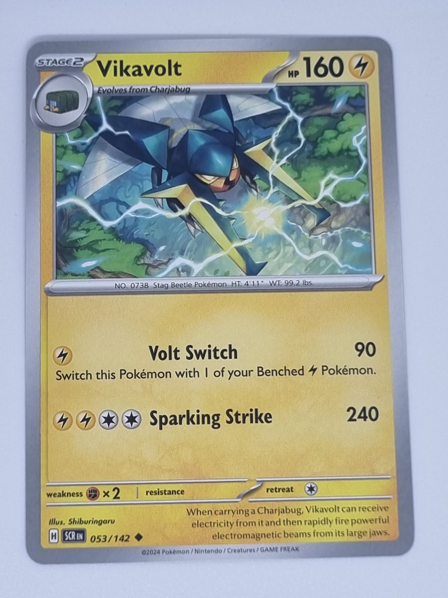 Pokemon TCG - Stellar Crown - #053/142 - Vikavolt