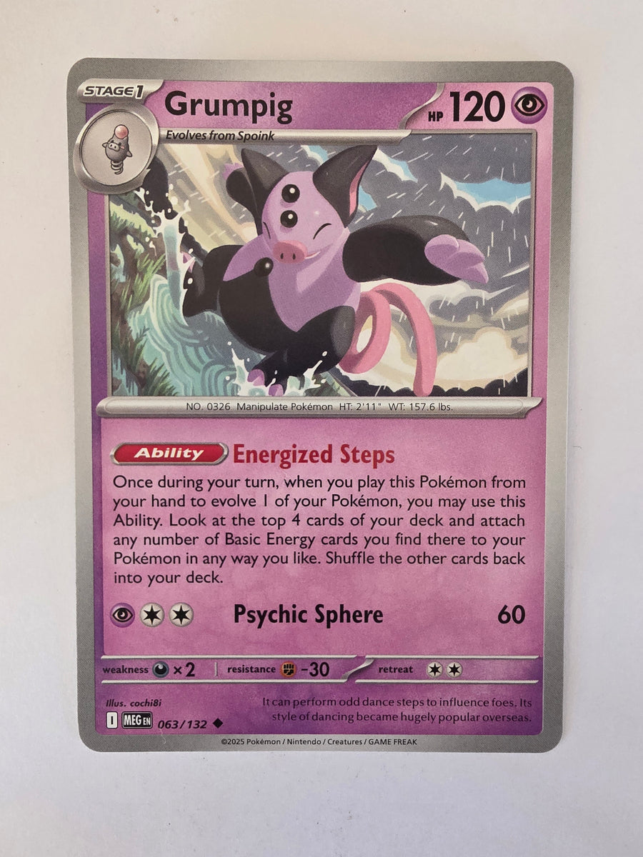 grumpig pokemon card value Pokemon TCG Mega Evolutions | #063/132 | Grumpig