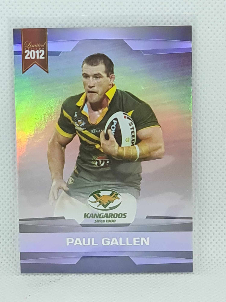 2012 ESP Limited Edition Parallel Foil #P3 - Paul Gallen - Australia