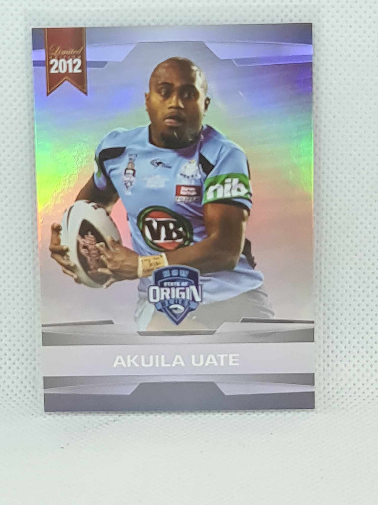 2012 ESP Limited Edition Parallel Foil #P35 - Akuila Uate - NSW