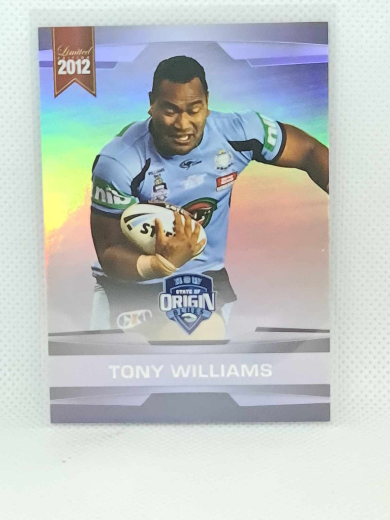 2012 ESP Limited Edition Parallel Foil #P36 - Tony Williams - NSW