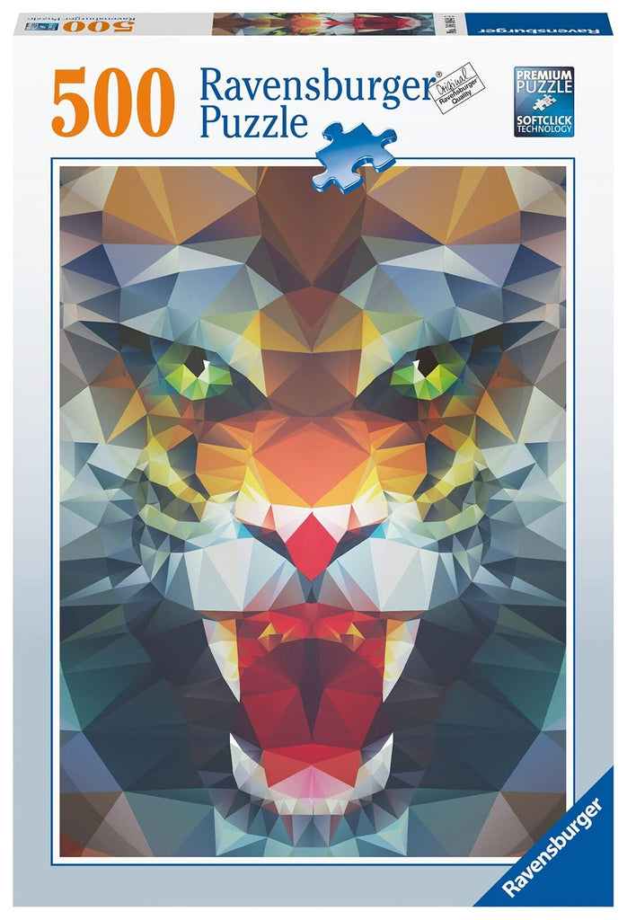 500 Pieces - Polygon Lion - Ravensburger Jigsaw Puzzle
