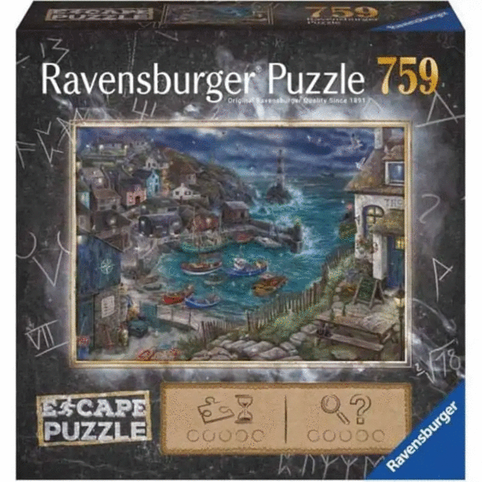 759 Pieces - Escape Room - Treacherous Harbor - Ravensburger Puzzle