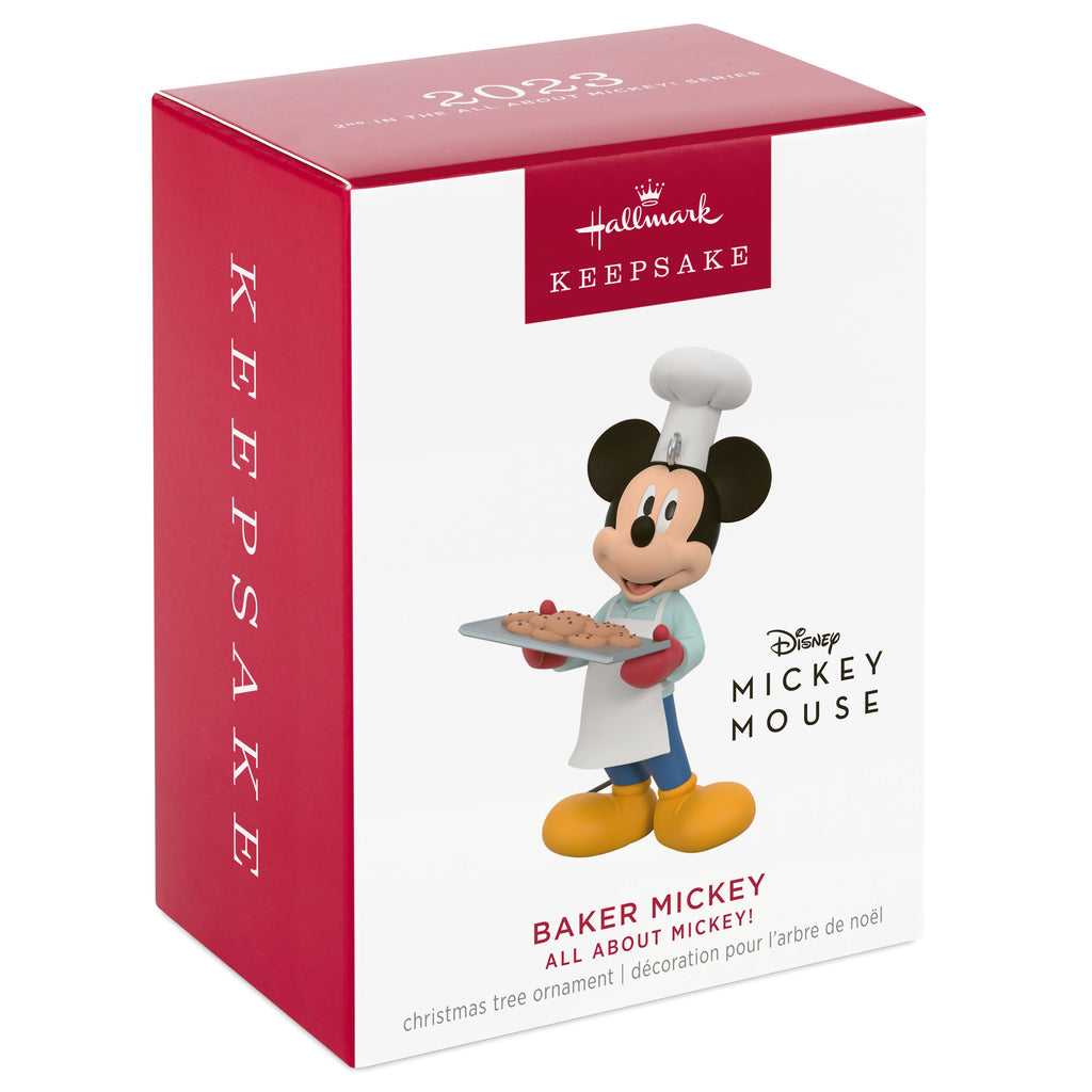 2023 Hallmark Keepsake Christmas Ornament. Disney's All About Mickey! Baker Mickey Mouse.