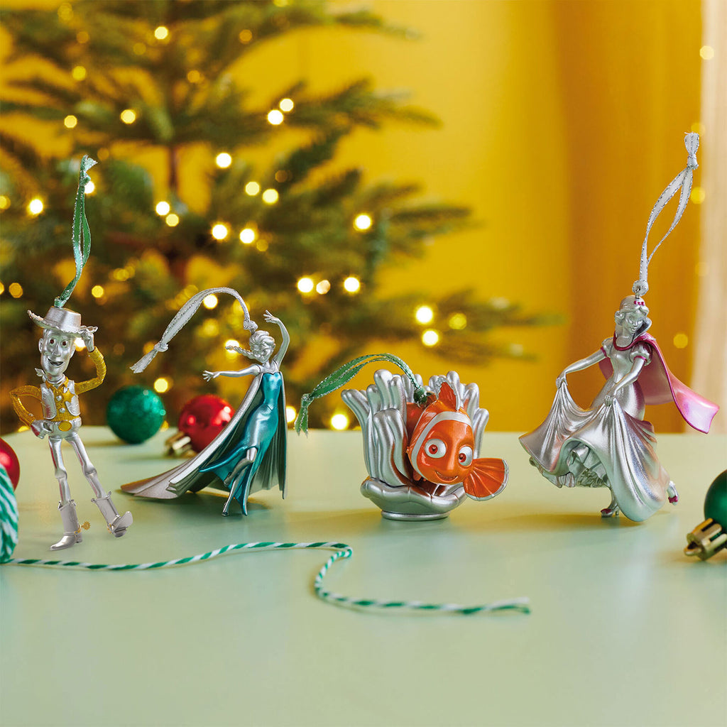 2023 Hallmark Keepsake Christmas Ornaments. Disney's 100 Years of Wonder. Pixar & Princesses 4 set.