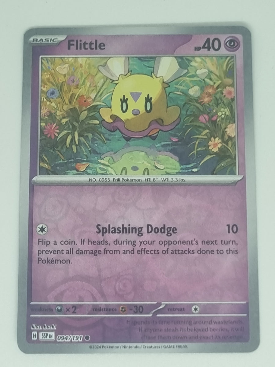 Pokemon TCG - Surging Sparks - #094/191 - Reverse Holo - Flittle