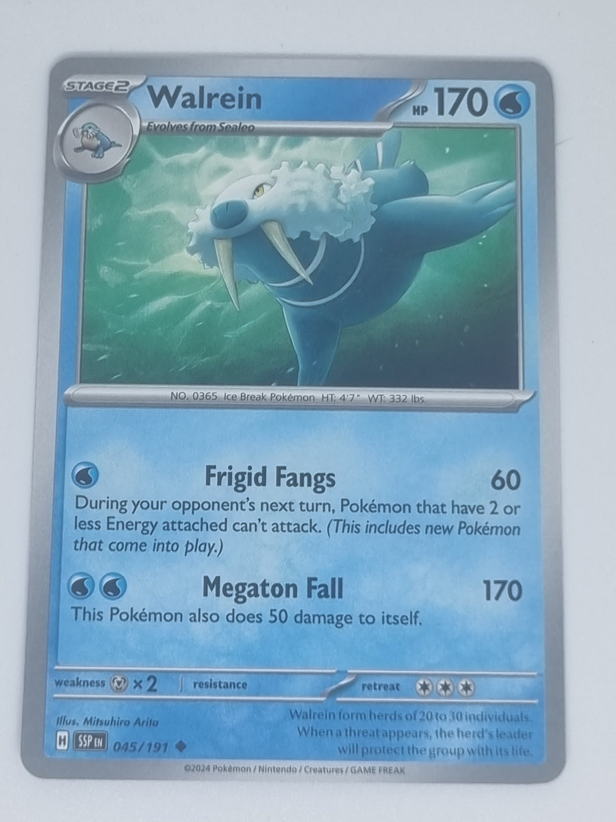 Pokemon TCG - Surging Sparks - #045/191 - Walrein