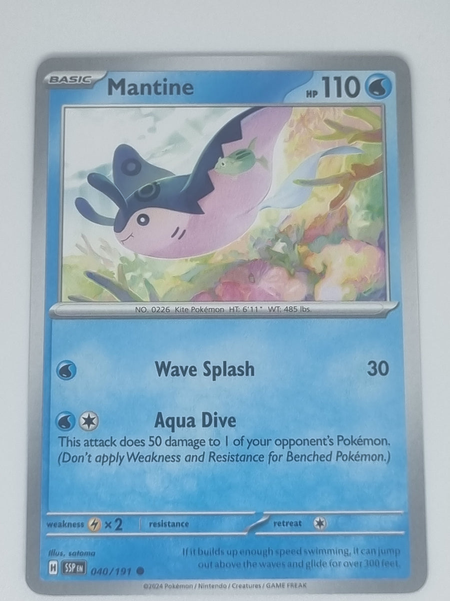Pokemon TCG - Surging Sparks - #040/191 - Mantine