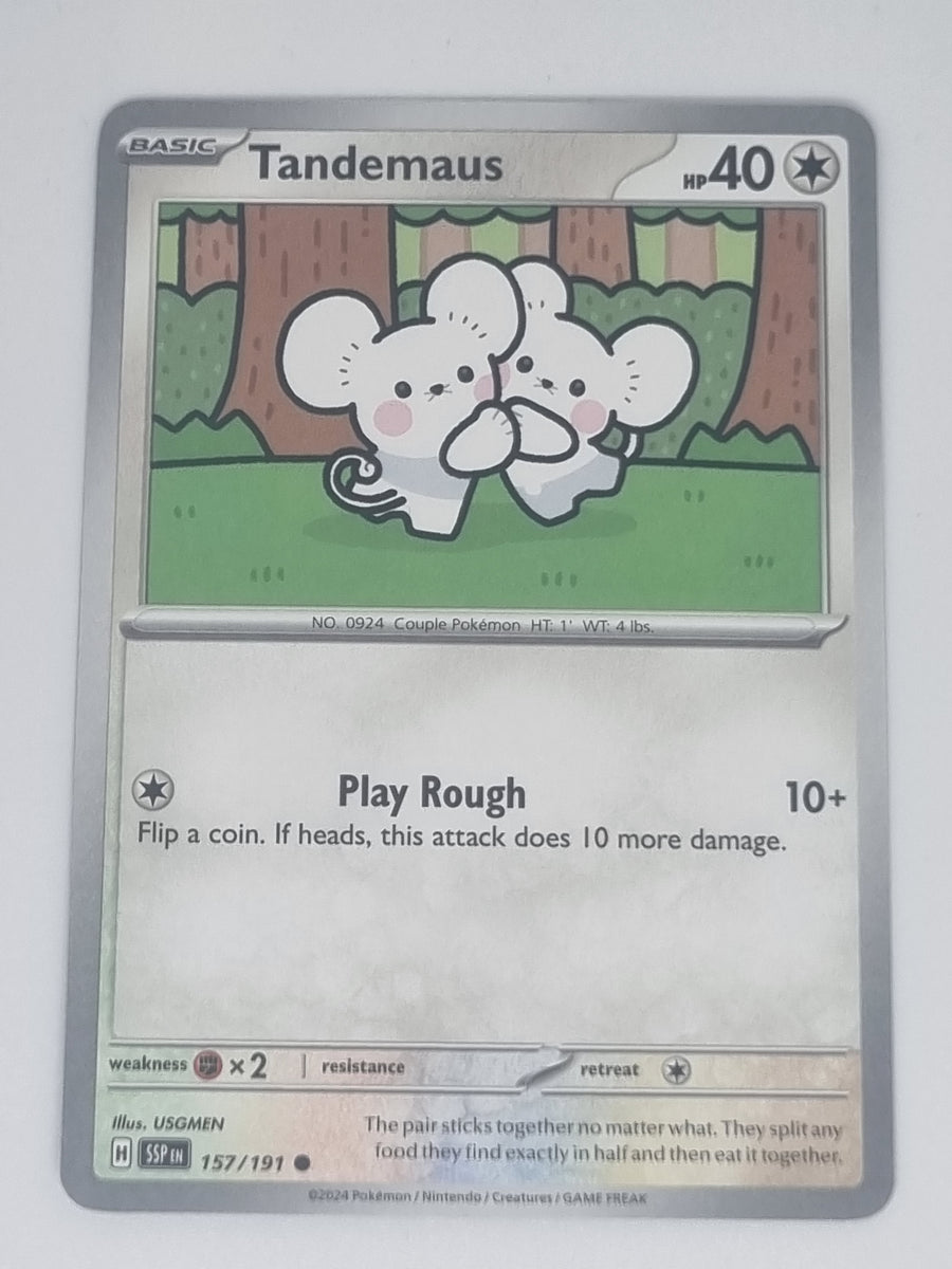 Pokemon TCG - Surging Sparks - #157/191 - Tandemaus