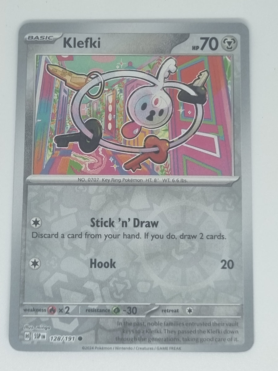 Pokemon TCG - Surging Sparks - #128/191 - Reverse Holo - Klefki