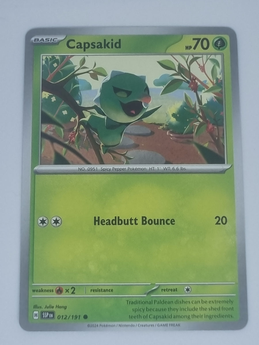 Pokemon TCG - Surging Sparks - #012/191 - Capsakid