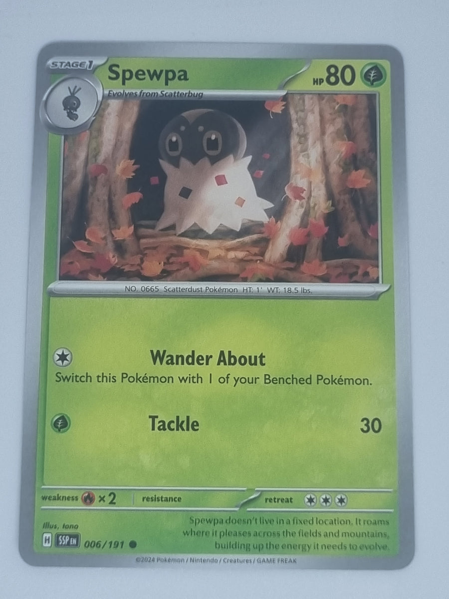 Pokemon TCG - Surging Sparks - #006/191 - Spewpa