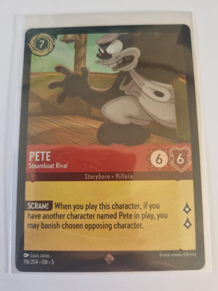 Shimmering Skies - FOIL - Pete - Steamboat Rival - 116/204 -Super Rare Funporium Shimmering Skies - FOIL - Pete - Steamboat Rival - 116/204 -Super Rare Funporium
