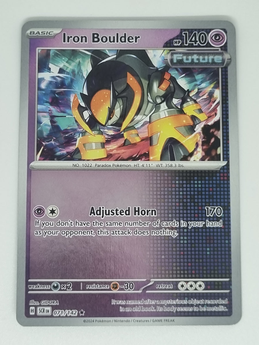 Pokemon TCG - Stellar Crown - #071/142 - Iron Boulder