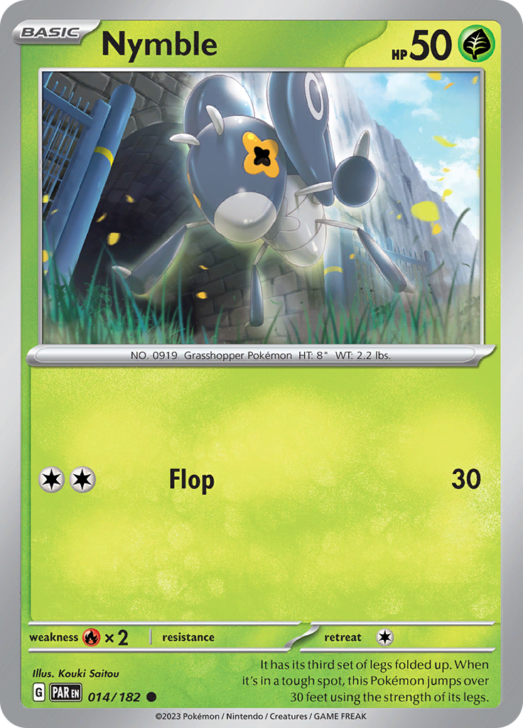 Pokemon TCG: Paradox Rift card - Nymble.