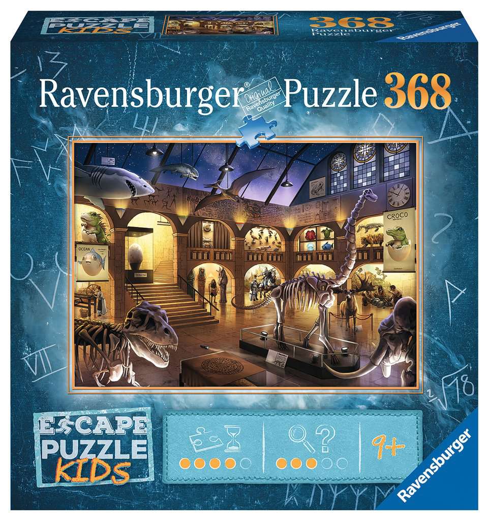 Ravensburger Puzzle, Kids Escape Museum Mysteries, 368 Pieces
