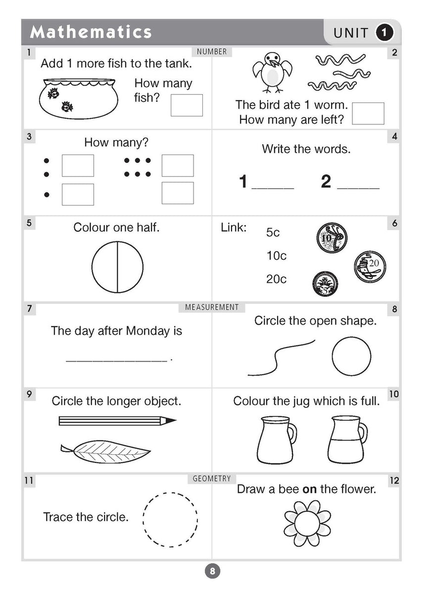 Basic Skills - English & Mathematics - Year 1 - Excel – Funporium