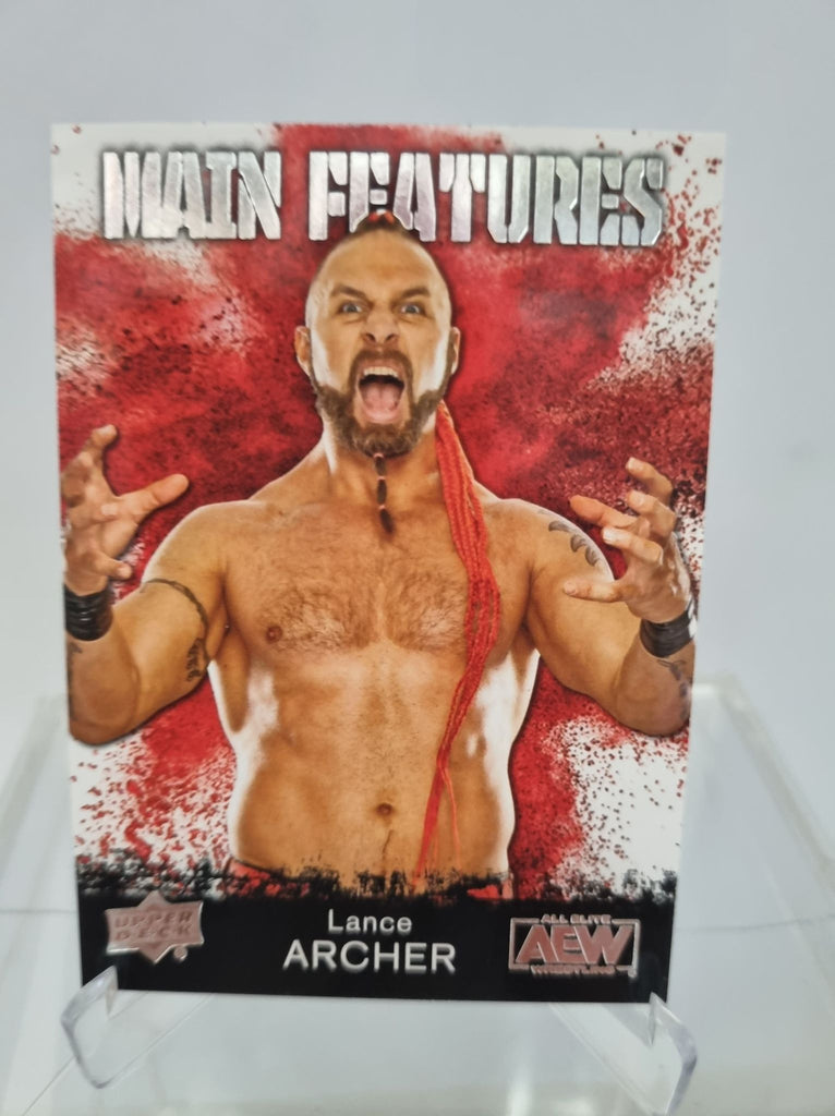 AEW Main Features of Lance Archer from the Upper Deck 2021 AEW Trading Card Release.