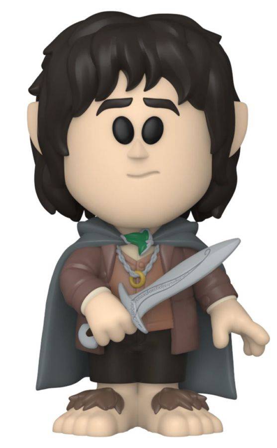 Funko Vinyl Soda figure of Lord of the Rings character Frodo Baggins.