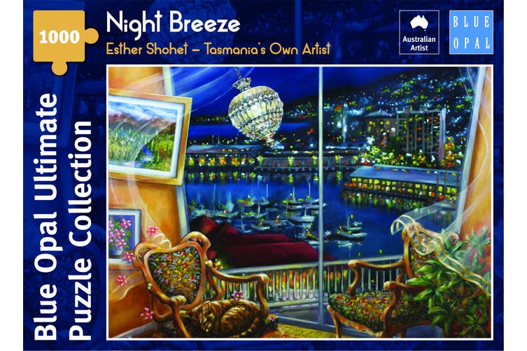 1000 Pieces - Night Breeze - Blue Opal