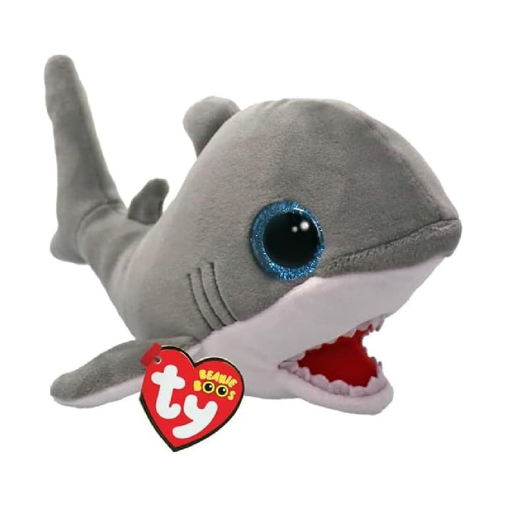 Finnegan the Gray Shark | Regular | TY Beanie Boo