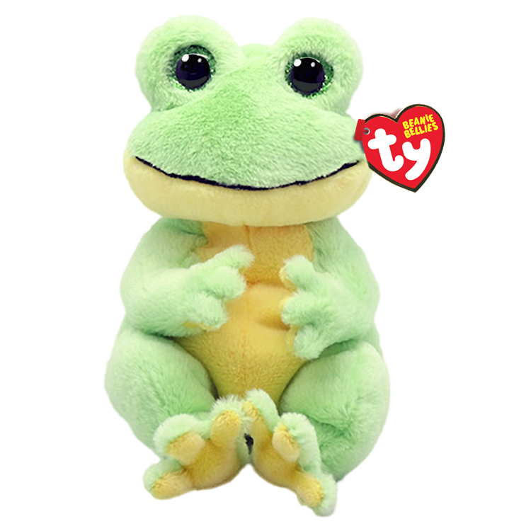 Snapper - Green Frog - Regular - TY Beanie Bellies