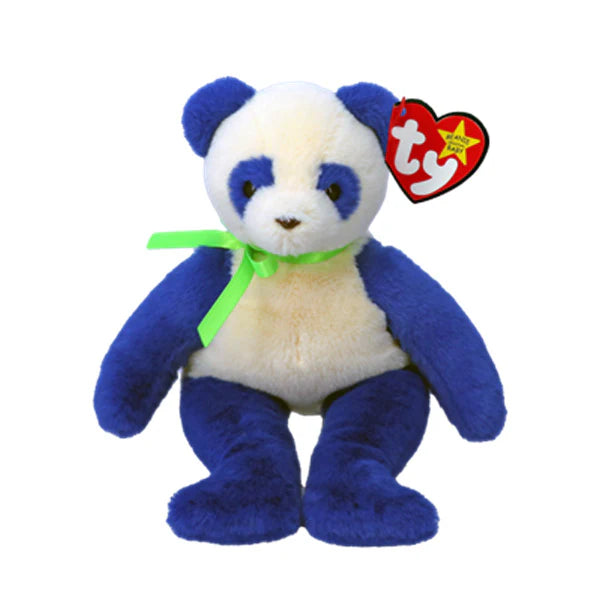 Domino the Purple Panda | Regular Beanie Belly | TY Beanie Boo
