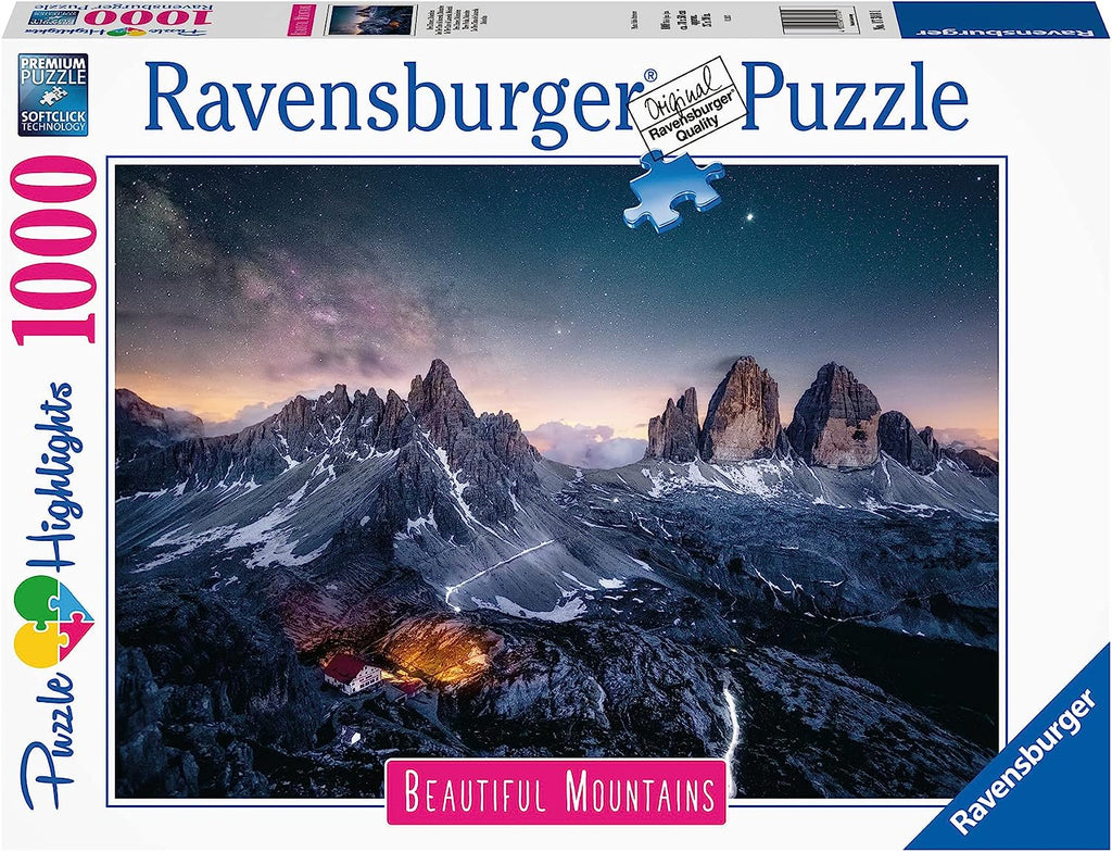 1000 Pieces - Three Peaks Dolomites - Ravensburger Jigsaw Puzzle