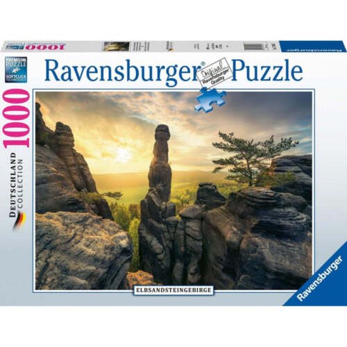 1000 Piece - Monolith Elbe (Sandstone Mountains) - Ravensburger Jigsaw Puzzle