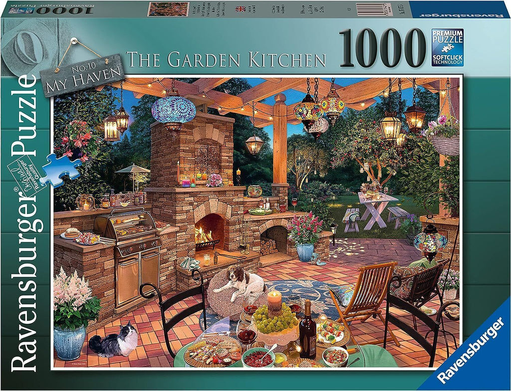 1000 Piece - My Haven No.10 The Garden Kitchen - Ravensburger Jigsaw Puzzle