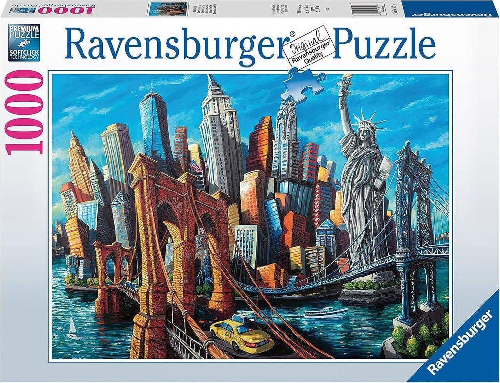 1000 Piece - Colorful New York - Ravensburger Jigsaw Puzzle