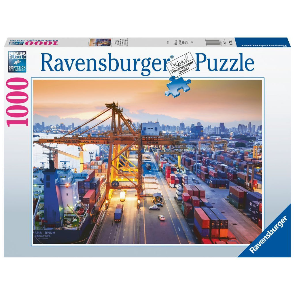 1000 Piece - Container Port - Ravensburger Jigsaw Puzzle