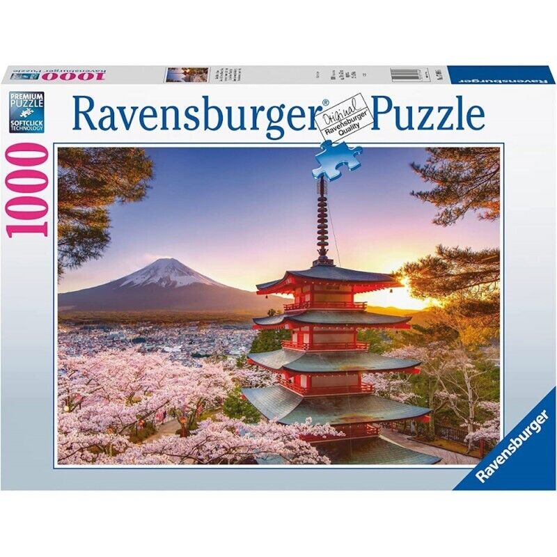1000 Piece - Mount Fuji Cherry Blossom View - Ravensburger Jigsaw Puzzle