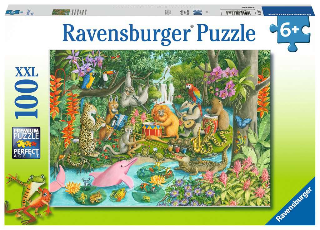 100 XXL Piece - Rainforest River Band - Ravensburger Puzzle