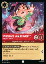 Lorcana Azurite Sea - Vanellope Von Schweetz - Gutsy Go-Getter - #110/204 - U/C