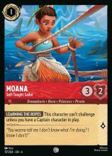 Lorcana Azurite Sea - Moana - Self-Taught Sailor - #117/204 - Common