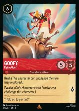 Lorcana Azurite Sea - Goofy - Flying Fool - #123/204 - Rare