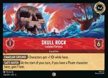 Lorcana Azurite Sea - Skull Rock - Isolated Fortress - #136/204 - Common