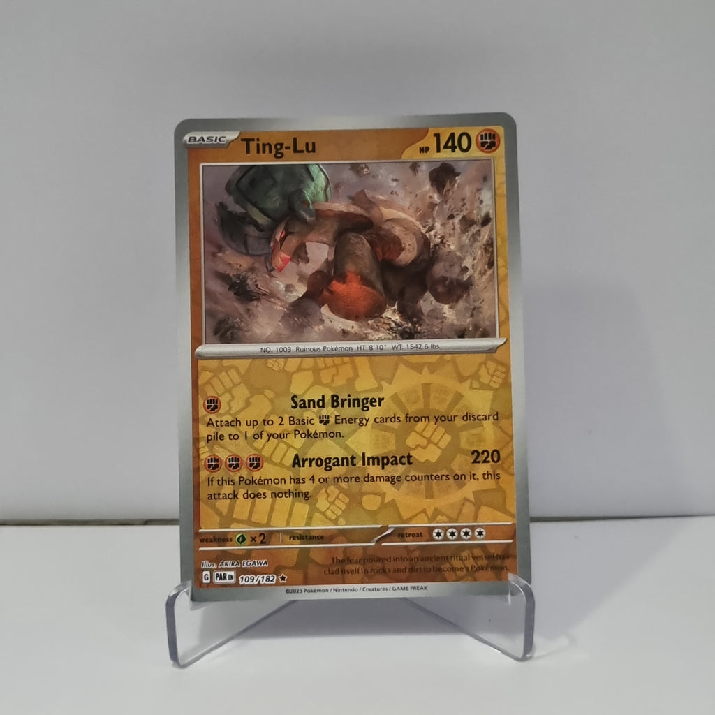 Pokemon TCG: Paradox Rift Reverse Holo card - Ting-Lu.