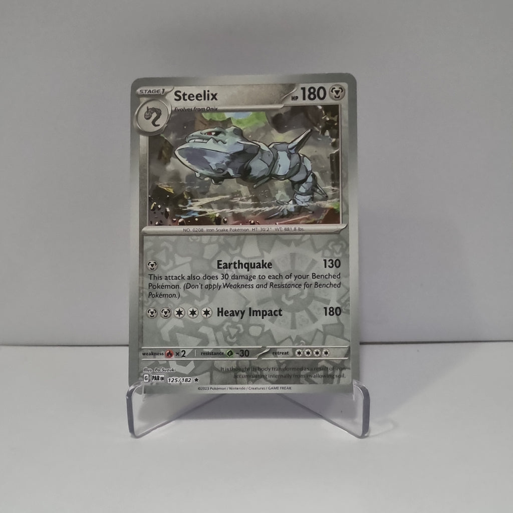 Pokemon TCG: Paradox Rift Reverse Holo card - Steelix.