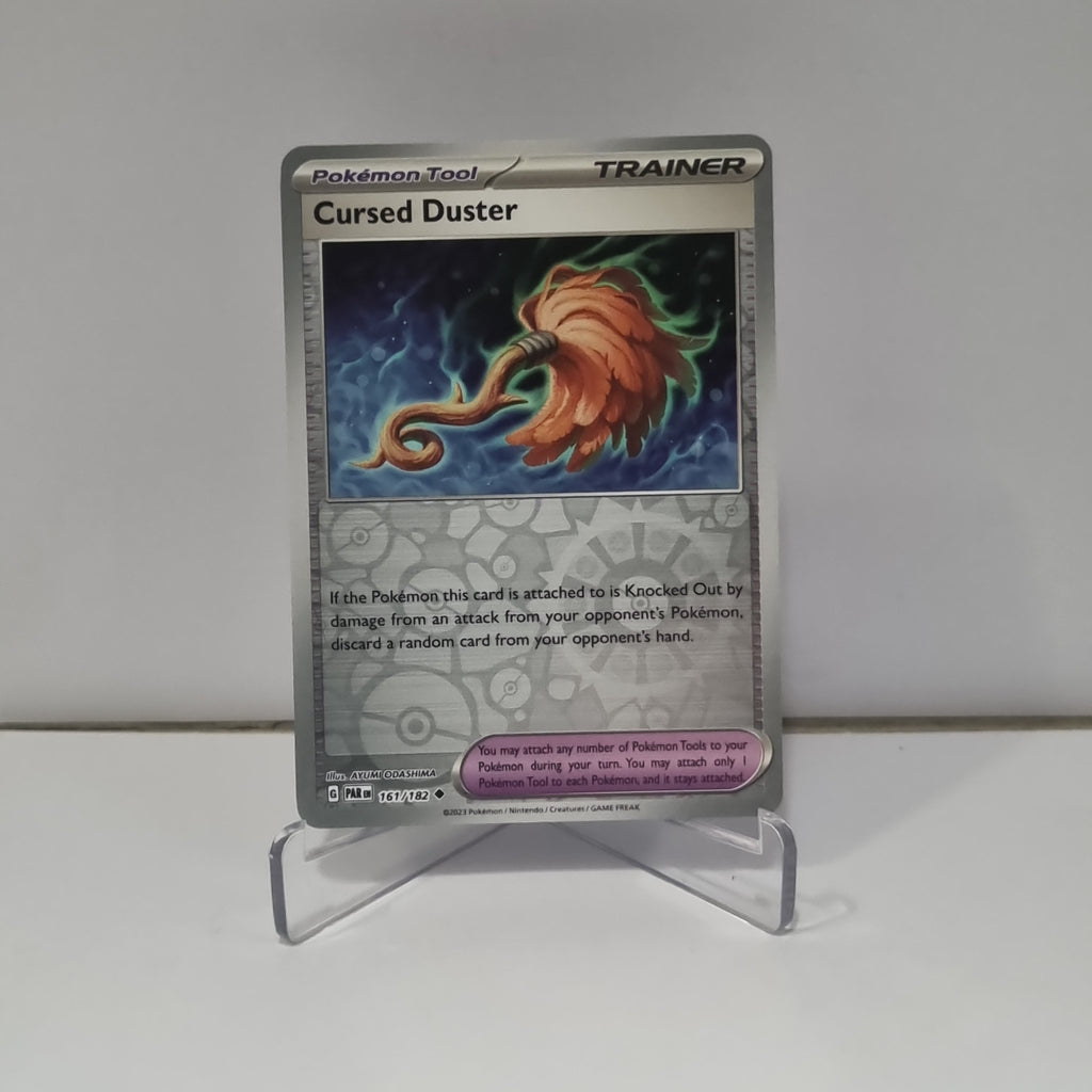 Pokemon TCG - Paradox Rift - #161 -Cursed Duster-Reverse Holo-Uncommon Funporium Pokemon TCG - Paradox Rift - #161 -Cursed Duster-Reverse Holo-Uncommon Funporium