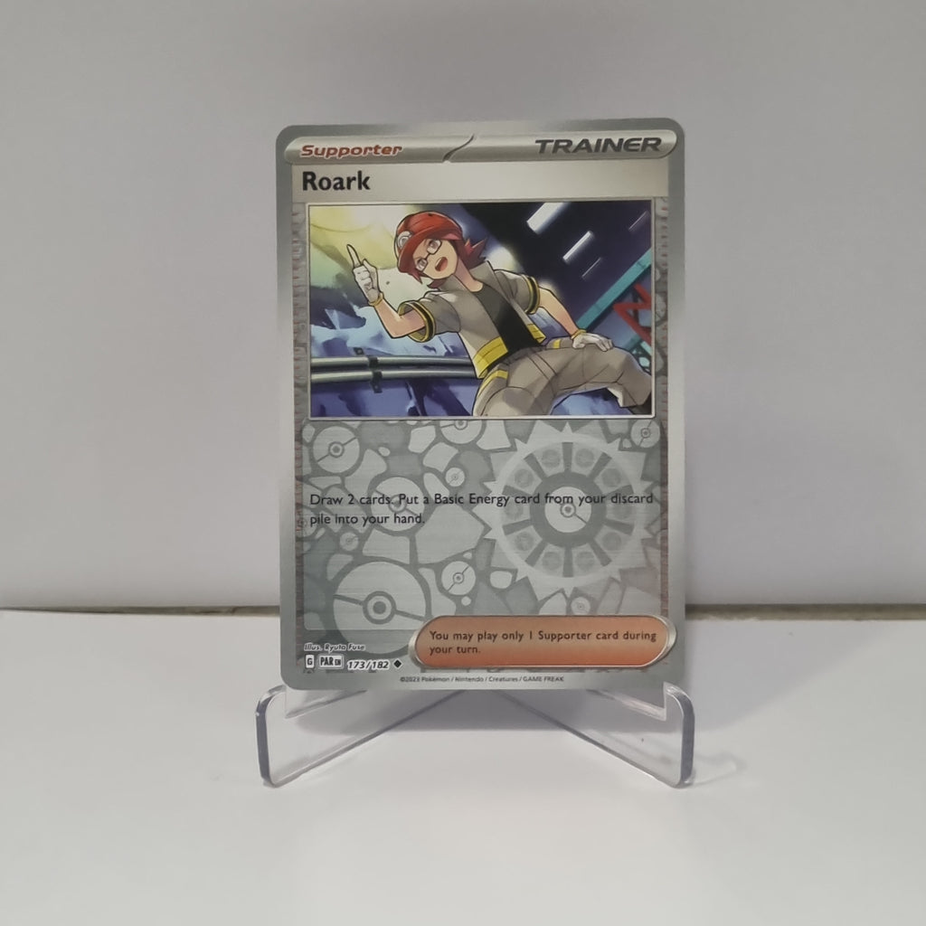 Pokemon TCG: Paradox Rift Reverse Holo card - Roark.