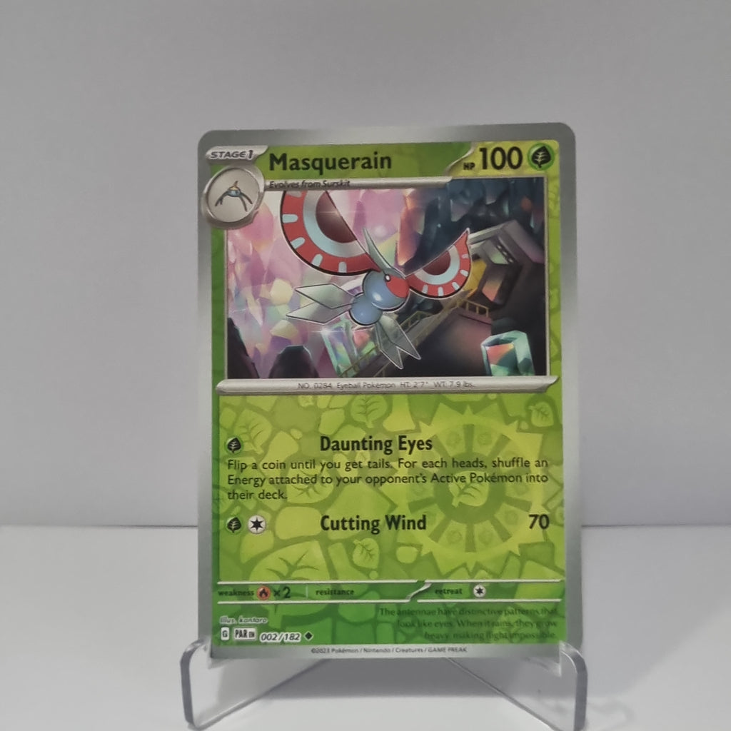 Pokemon TCG - Paradox Rift - #2 - Masquerain - Reverse Holo - Uncommon Funporium Pokemon TCG - Paradox Rift - #2 - Masquerain - Reverse Holo - Uncommon Funporium