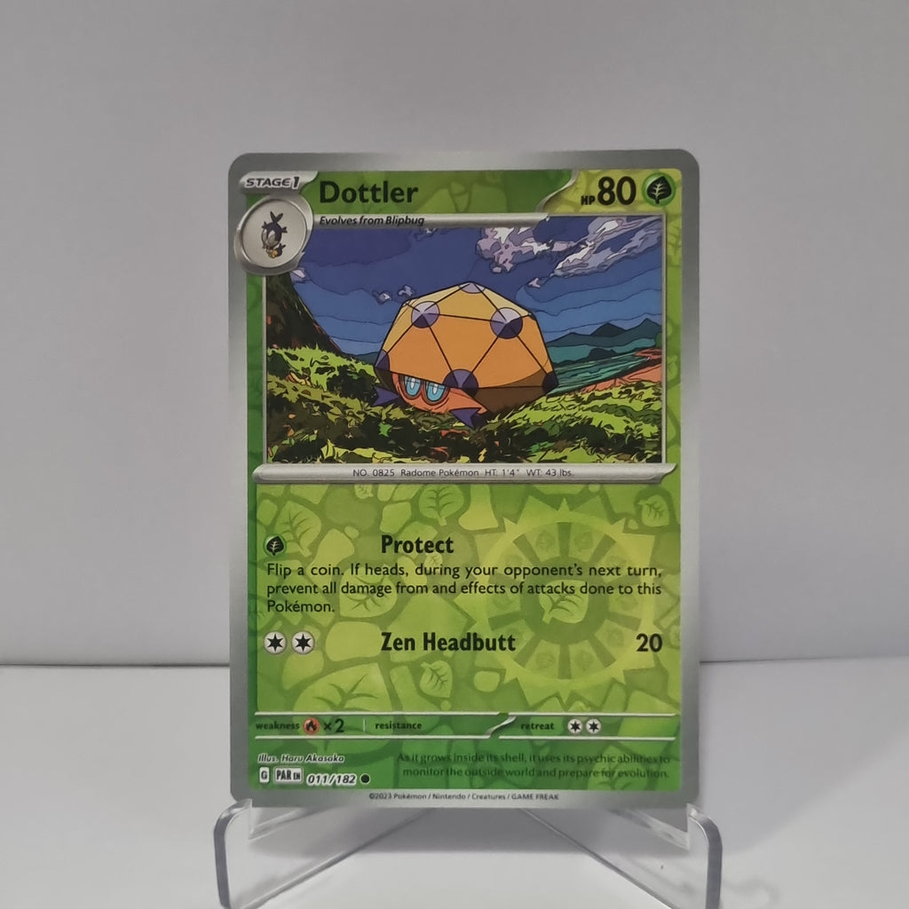 Pokemon TCG: Paradox Rift Reverse Holo card - Dottler.